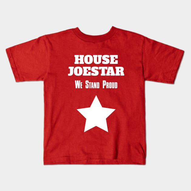 House Joestar Kids T-Shirt by MyAnimeSamurai